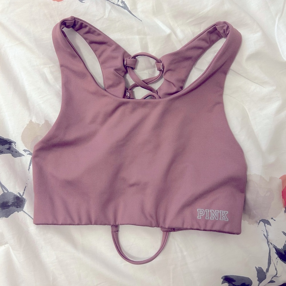 Muave  Victoria’s Secret Pink Strappy Sports Bra XS